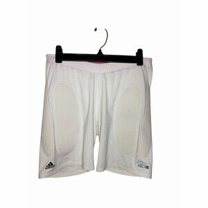 adidas Sliding Shorts Adult XL White Padded Compression Athletic